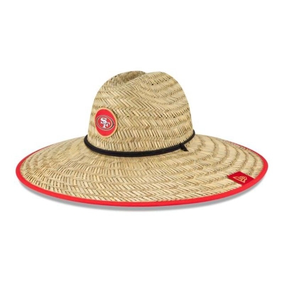 Sapca New Era San Francisco 49ers NFL Official NFL Training Straw Hat - Rosii